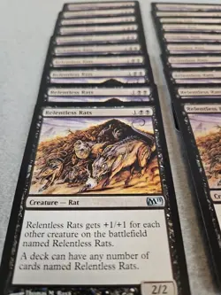 30X Relentless Rats MTG Lot M11 - Image 2