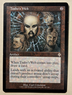 MTG - Tsabo's Web - Invasion (INV) - NM Unplayed - Image 1