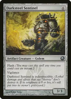 1x Darksteel Sentinel - NM English MTG - Scars of Mirrodin - Image 1