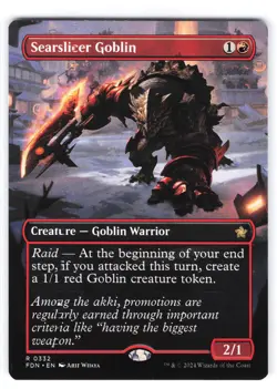 Foundations #332 Searslicer Goblin (Borderless) - Image 1