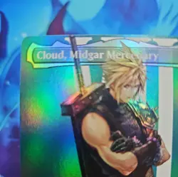 Cloud, Midgar Mercenary (Borderless) Final Fantasy Foil NM M 0375 - Image 2