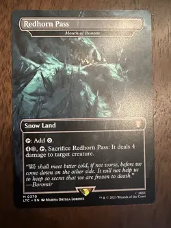 Mouth of Ronom (Redhorn Pass) : MTG / The Lord of the Rings Commander #0370 / NM - Image 1