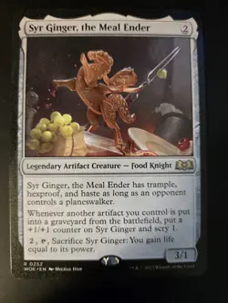 Syr Ginger, the Meal Ender NM Wilds of Eldraine MTG FREE SHIPPING - Image 1