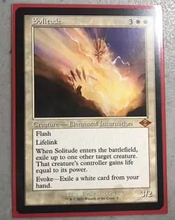 Solitude Retro Frame MTG Modern Horizons 3 timeshift NM - Image 1