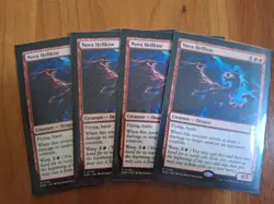 4x Nova Hellkite EOE 148 Rare Edge of Eternities Warp Dragon Playset NM x4 MTG - Image 1