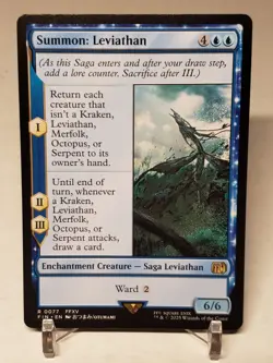 MTG Final Fantasy Summon: Leviathan (R 0077) - Image 1