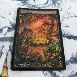 MTG - Damnation - Player Rewards Textless Promo: General #1 - LP - FOIL - Image 2