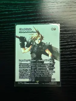 Magic The Gathering - Cloud Strife (Najeela, The Blade-blossom) Final Fantasy NM - Image 1