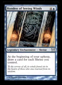 Honden of Seeing Winds LP Light Play Champions of Kamigawa MTG [8704] - Image 1