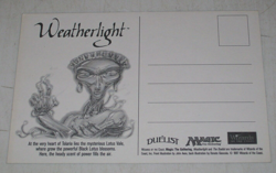 Lotus Vale Promo Postcard Weatherlight 1997 MTG Wizards of the Coast Duelist - Image 2