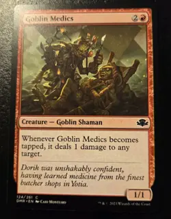 Goblin Medics 124/261 Common Dominaria Remastered Magic: The Gathering - Image 1