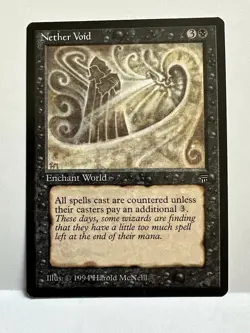 Nether Void Magic The Gathering Legends Rare Mint Lightly Played See Photos - Image 1