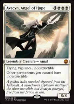 1x Avacyn, Angel of Hope Light Play, English Iconic Masters MTG Magic - Image 1