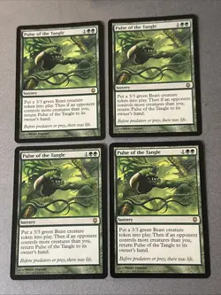 Pulse Of The Tangle X4 Darksteel Ex+/NM Condition See Pics Front Back - Image 1