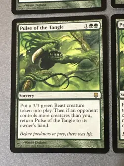 Pulse Of The Tangle X4 Darksteel Ex+/NM Condition See Pics Front Back - Image 3