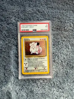 1999 Pokemon Game Clefairy Holo #5 PSA 7 - Image 1