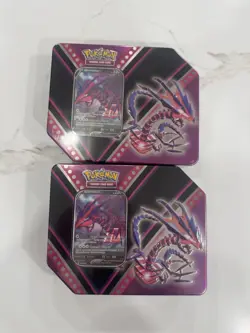 Pokemon TCG V Powers Tin Eternatus V 5 Booster Packs Factory Sealed - N691-692 - Image 1