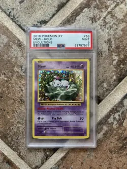 Mew Holo 53/108 XY Evolutions 2016 Pokemon Card PSA MINT 9 *In Hand Ships Fast* - Image 1