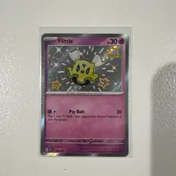 Pokemon TCG Flittle Scarlet & Violet: Paldean Fates 164/091 Holo Shiny Rare - Image 1