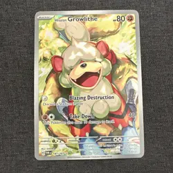 Pokemon Tcg Hisuian Growlithe 181/167 Sv06: Twilight Masquerade - Image 1