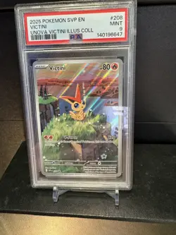PSA 9 - 2025 Pokemon Unova VICTINI Illusion Collection Box - Image 4
