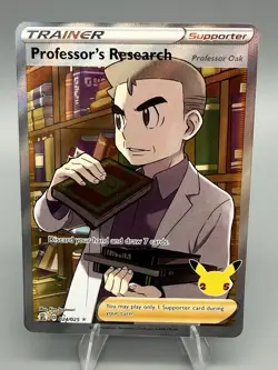 Pokemon - TCG - Professor's Research (Full Art) - Celebrations - 024/025 - Image 1