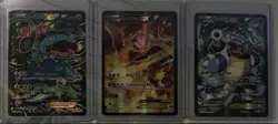Pokemon Full Art Blastoise, Charizard, Venusaur, XY121/122/123 - Image 1