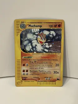 Pokemon TCG Machamp H15/H32 Skyridge Holo Rare HP - Image 1
