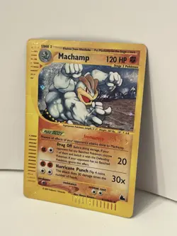 Pokemon TCG Machamp H15/H32 Skyridge Holo Rare HP - Image 2