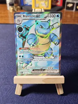 Blastoise ex 184/165 - Full Art - SV Scarlet & Violet 151 - Pokemon TCG Holo - Image 1