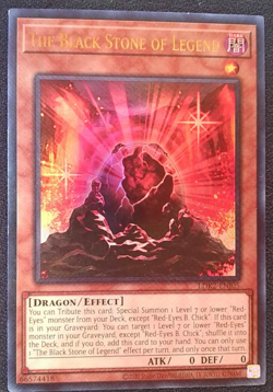 Yugioh! MP The Black Stone of Legend - LDK2-ENJ05 - Ultra Rare - Unlimited Editi - Image 1