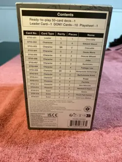 Display Case One Piece TCG The 7 Warlords Of The Sea Deck ST-03 (Description) - Image 4