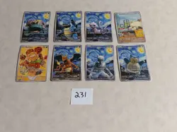 8 Pokemon x Van Gogh Black Star Promo ACG Art Card - read description - Image 1