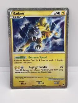 Raikou (Shiny) SL9 Call of Legends Holo Pokemon Card - Image 1