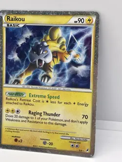 Raikou (Shiny) SL9 Call of Legends Holo Pokemon Card - Image 3