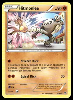 Pokemon Cards Hitmonlee 47/83 Generations Rare NM - Image 1