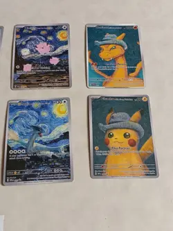 8 Pokemon x Van Gogh Black Star Promo ACG Art Card - read description - Image 3