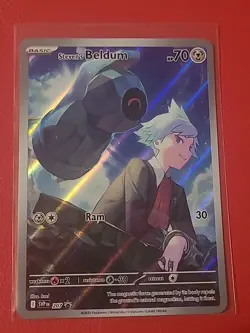 Steven's Beldum 207 Sv: Scarlet & Violet Promo Cards Holo Near Mint (NM) - Image 1