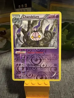 Pokemon 2011 Light Play Chandelure Noble Victories REVERSE 60/101 Card - Image 1