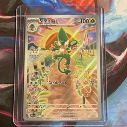 Simisage 090/086 Illustration Rare IR Holo English Black Bolt Pokemon TCG Card - Image 1