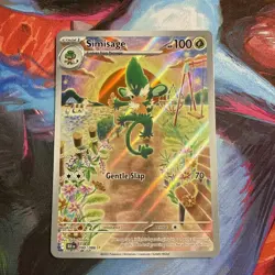 Simisage 090/086 Illustration Rare IR Holo English Black Bolt Pokemon TCG Card - Image 2