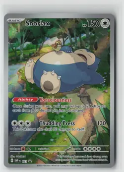 Pokemon Snorlax #051 SV: Scarlet & Violet Promo Cards Near Mint or Better - Image 1
