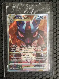 Lucario VSTAR SWSH291 Sword & Shield Black Star Promo Card SEALED - Image 1