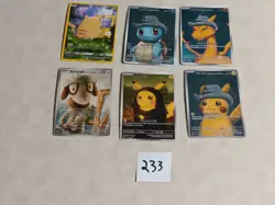 6 Pokemon x Van Gogh Black Star Promo ACG Art Card - read description - Image 1