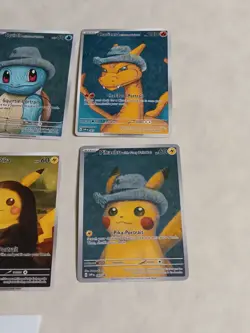 6 Pokemon x Van Gogh Black Star Promo ACG Art Card - read description - Image 4