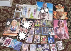 android 18 Waifu lot cards prints boards plus - Image 1