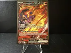 Pokemon Destined Rivals Team Rockets Moltres EX Holo Sir Card 229/182 - Image 1