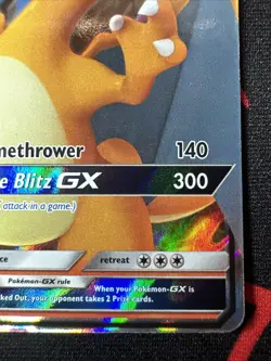 Pokemon TCG Charizard GX Holo Ultra Rare Card Hidden Fates 9/68 Gem Mint - Image 5