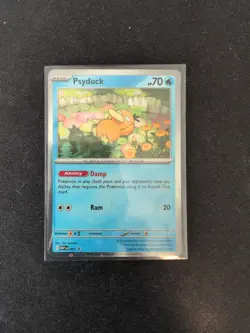 Psyduck Cosmos Holo MEP 007 Mega Evolution Black Star Promo Pokemon Card - Image 1