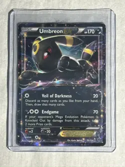 Umbreon EX 55/124 Fates Collide Ultra Rare Holo Pokemon Card HP/DMG - Image 1